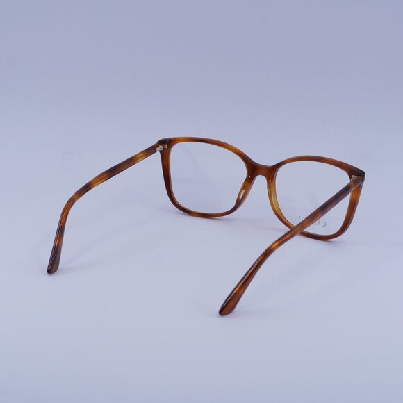 Gucci GG0026O 006 Eyeglasses Light Havana 53mm Cat Eye Frame - Picture 9 of 10